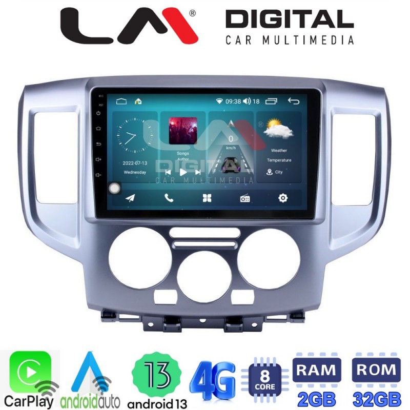 LM Digital - LM ZR8685 GPS Οθόνη OEM Multimedia Αυτοκινήτου για Nissan NV200 2009&gt; (CarPlay/AndroidAuto/BT/GPS/WIFI/GPRS)