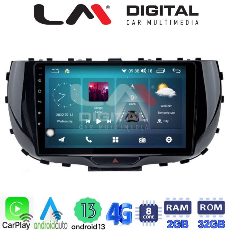 LM Digital - LM ZR8322 GPS Οθόνη OEM Multimedia Αυτοκινήτου για Kia Soul 2019 &gt; (CarPlay/AndroidAuto/BT/GPS/WIFI/GPRS)