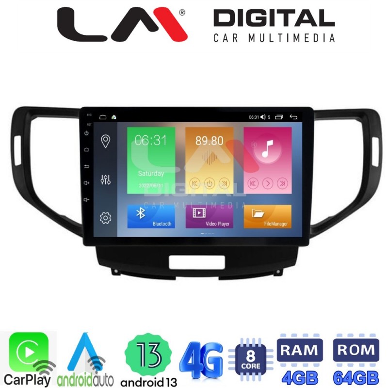 LM Digital - LM ZC8363 GPS Οθόνη OEM Multimedia Αυτοκινήτου για Honda Accord 2008 &gt; 2013 (CarPlay/AndroidAuto/BT/GPS/WIFI/GPRS)