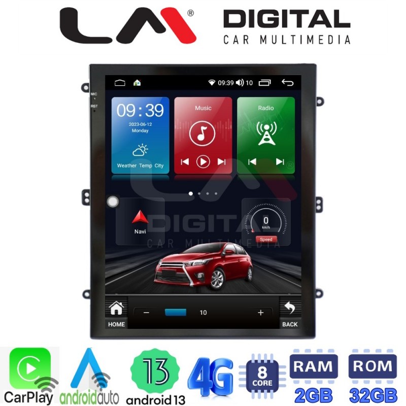 LM Digital - LM R8997 GPS Οθόνη OEM Multimedia τύπου Tesla 9,7inch  (CarPlay/AndroidAuto/BT/GPS/WIFI/GPRS)