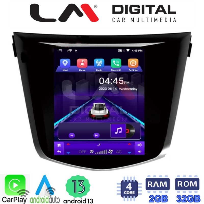 LM Digital - LM TN4353 GPS Οθόνη OEM Multimedia τυπου Tesla 9,7inch Nissan Qashqai J11 (CarPlay/AndroidAuto/BT/GPS/WIFI/GPRS)