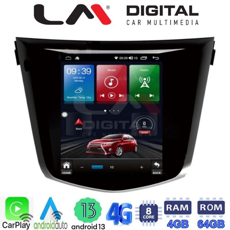 LM Digital - LM TC8353 GPS Οθόνη OEM Multimedia τυπου Tesla 9,7inch Nissan Qashqai J11 (CarPlay/AndroidAuto/BT/GPS/WIFI/GPRS)