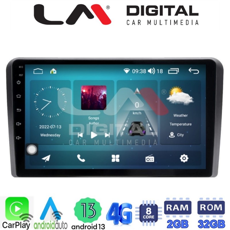 LM Digital - LM ZR8761 GPS Οθόνη OEM Multimedia Αυτοκινήτου για Honda Jazz 2019 (CarPlay/AndroidAuto/BT/GPS/WIFI/GPRS)