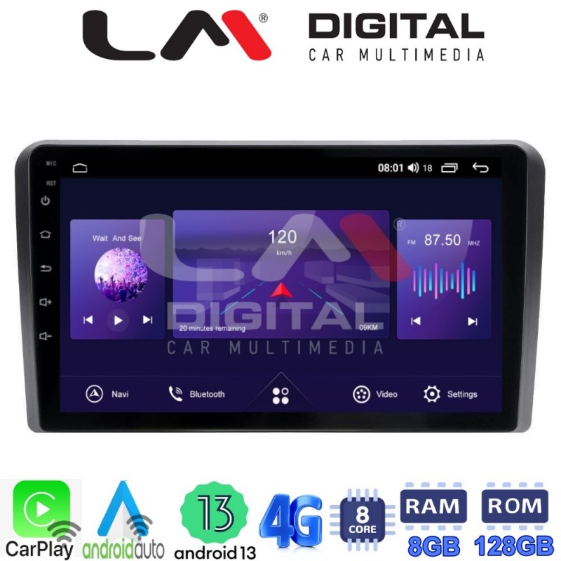 LM Digital - LM ZT8761 GPS Οθόνη OEM Multimedia Αυτοκινήτου για Honda Jazz 2019 (CarPlay/AndroidAuto/BT/GPS/WIFI/GPRS)