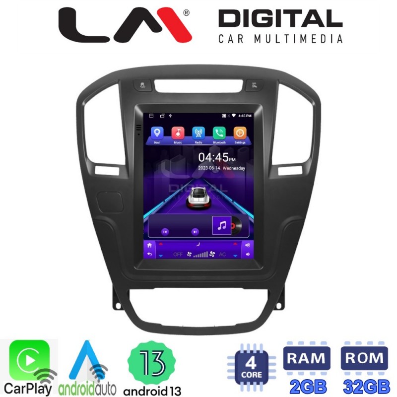 LM Digital - LM TN4114BL GPS Οθόνη OEM Multimedia τυπου Tesla 9,7inch Opel Insignia (CarPlay/AndroidAuto/BT/GPS/WIFI/GPRS)