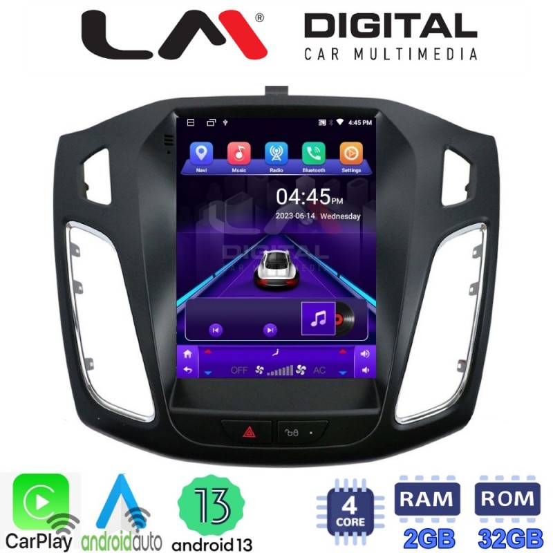 LM Digital - LM TN4501 GPS Οθόνη OEM Multimedia τυπου Tesla 9,7inch Ford Focus 2011 &gt; 2018 (CarPlay/AndroidAuto/BT/GPS/WIFI/GPRS)