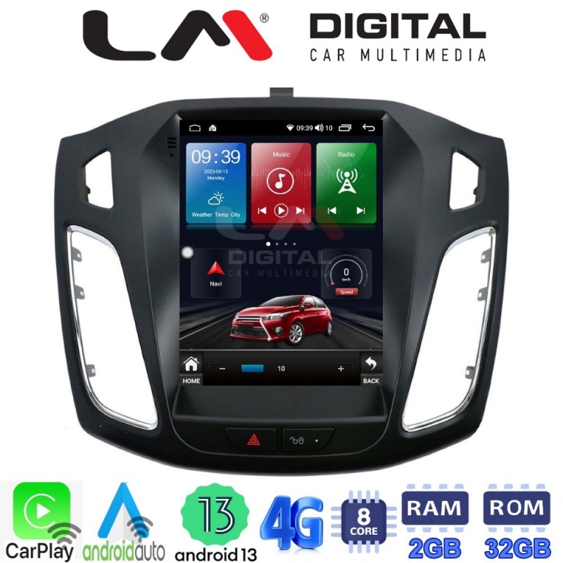 LM Digital - LM TR8501 GPS Οθόνη OEM Multimedia τυπου Tesla 9,7inch Ford Focus 2011 &gt; 2018 (CarPlay/AndroidAuto/BT/GPS/WIFI/GPRS)