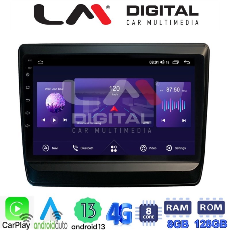 LM Digital - LM ZT8431 GPS Οθόνη OEM Multimedia Αυτοκινήτου για Isuzu DMAX 2021&gt; (CarPlay/AndroidAuto/BT/GPS/WIFI/GPRS)