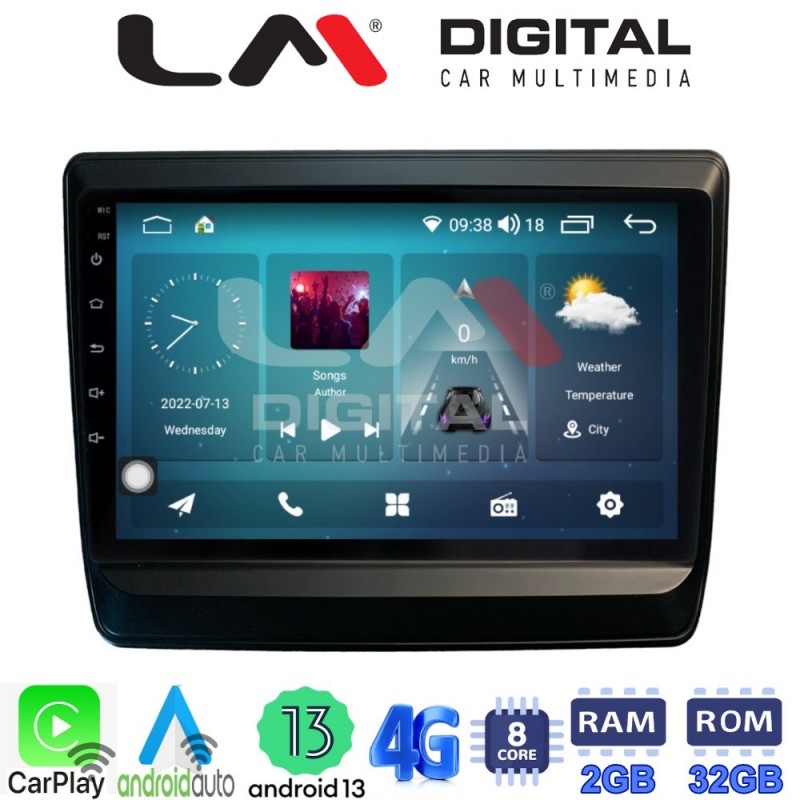 LM Digital - LM ZR8431 GPS Οθόνη OEM Multimedia Αυτοκινήτου για Isuzu DMAX 2021&gt; (CarPlay/AndroidAuto/BT/GPS/WIFI/GPRS)