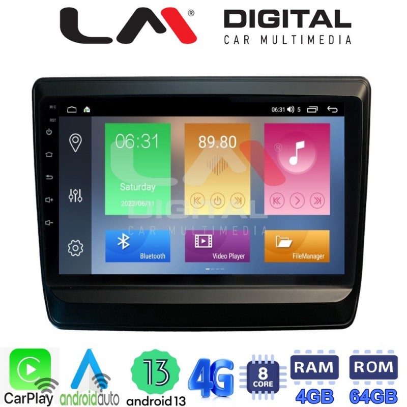 LM Digital - LM ZC8431 GPS Οθόνη OEM Multimedia Αυτοκινήτου για Isuzu DMAX 2021&gt; (CarPlay/AndroidAuto/BT/GPS/WIFI/GPRS)