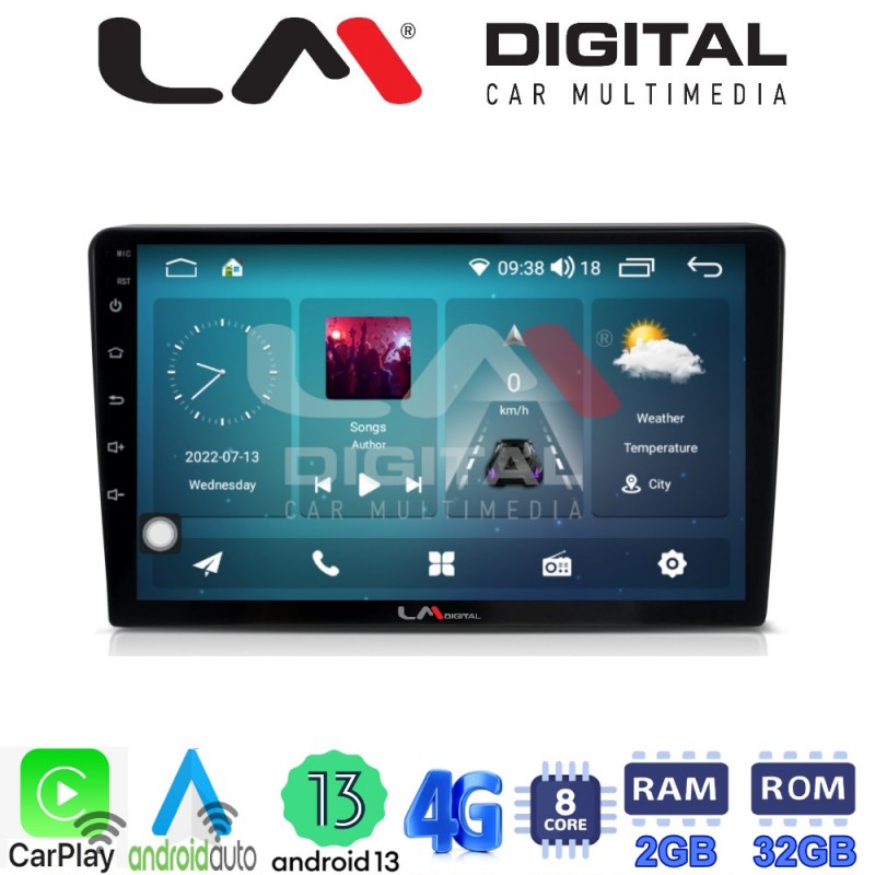 LM Digital - LM ZR8256 GPS Οθόνη OEM Multimedia Αυτοκινήτου για Mazda 2 2002 &gt; 2007 (CarPlay/AndroidAuto/BT/GPS/WIFI/GPRS)