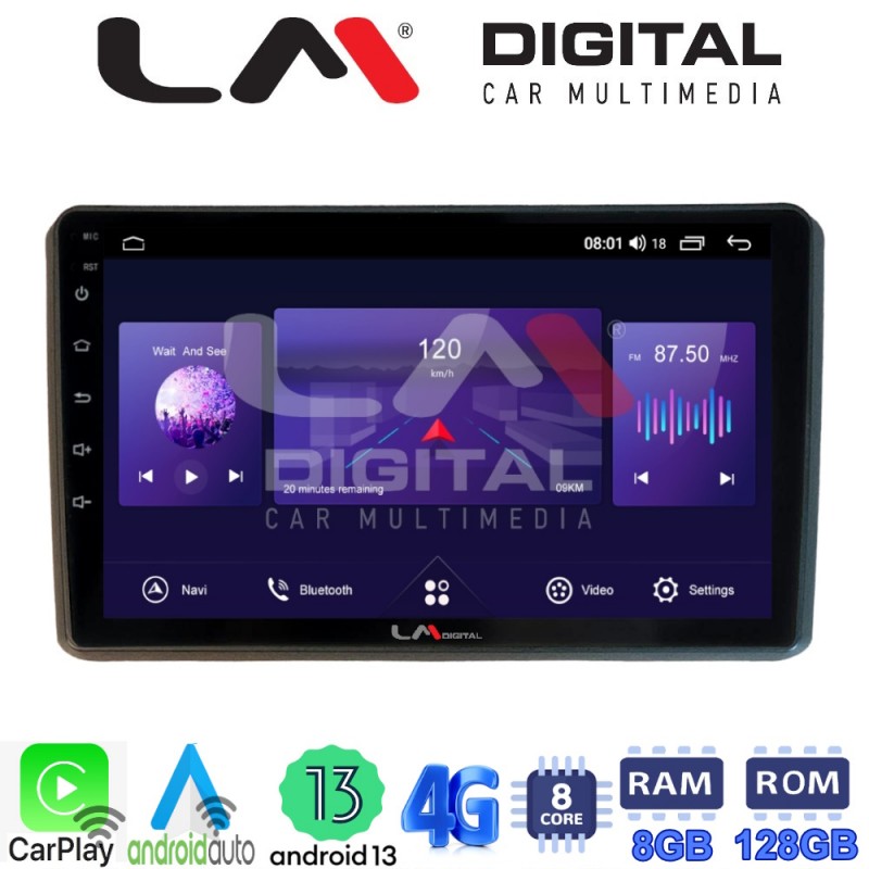 LM Digital - LM ZT8312 GPS Οθόνη OEM Multimedia Αυτοκινήτου για MITSUBISHI OUTLANDER 2001 &gt; 2006 (CarPlay/AndroidAuto/BT/GPS/WIFI/GPRS)