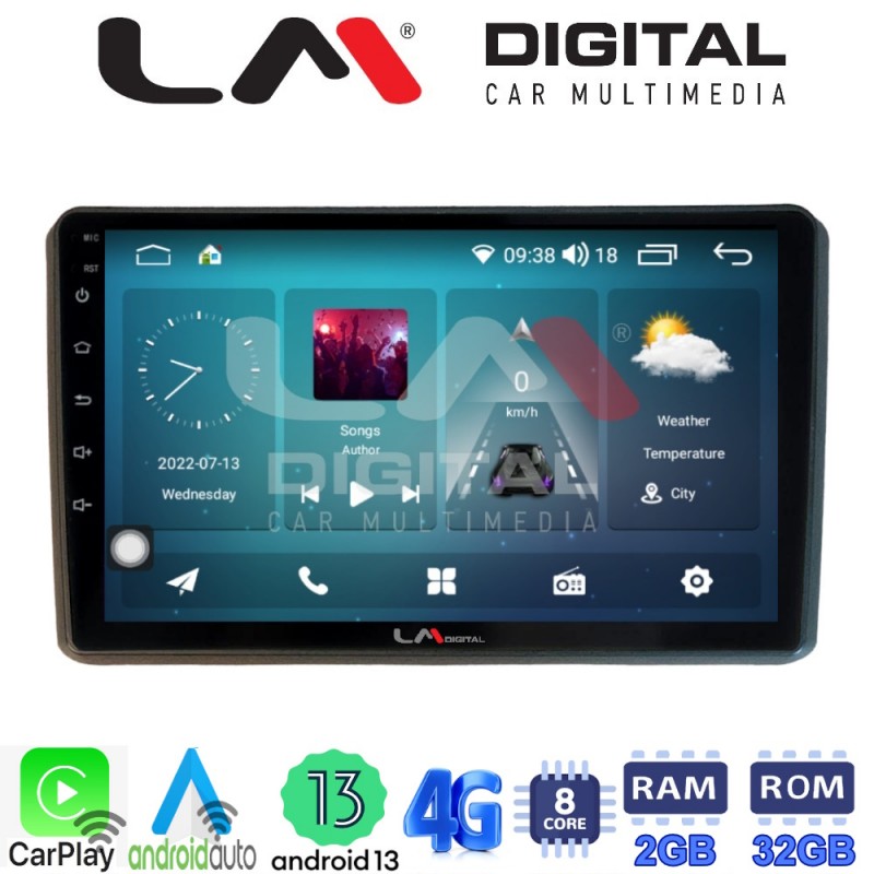 LM Digital - LM ZR8312 GPS Οθόνη OEM Multimedia Αυτοκινήτου για MITSUBISHI OUTLANDER 2001 &gt; 2006 (CarPlay/AndroidAuto/BT/GPS/WIFI/GPRS)