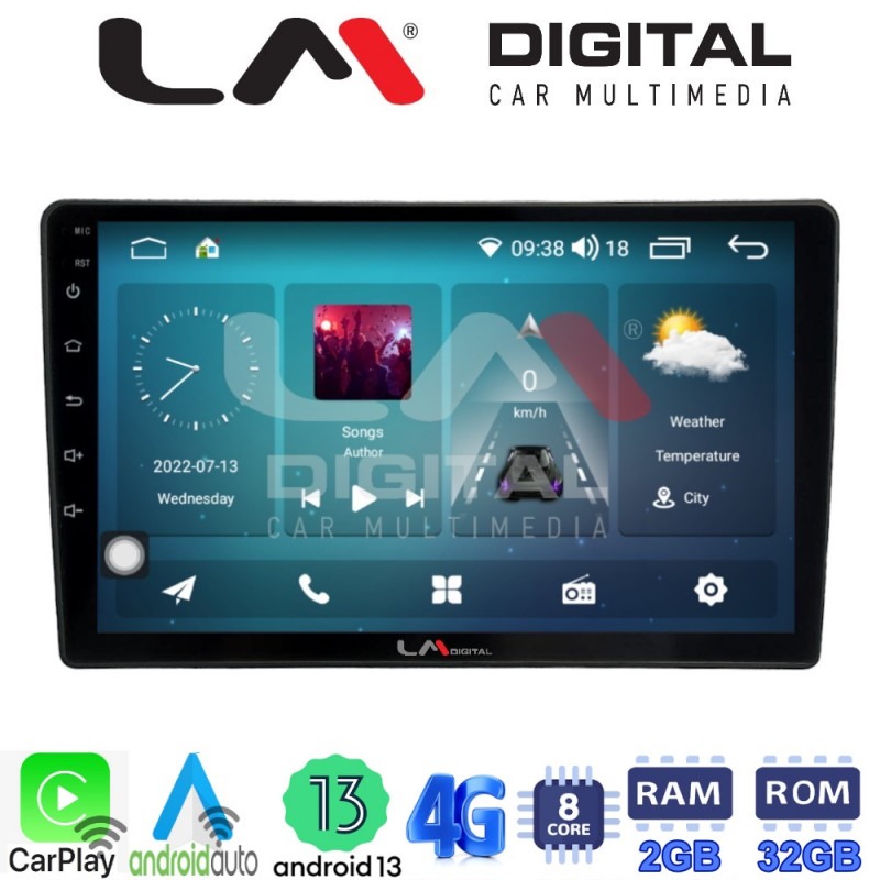 LM Digital - LM ZR8458 GPS Οθόνη OEM Multimedia Αυτοκινήτου για Nissan Micra 2014 &gt; 2016 (CarPlay/AndroidAuto/BT/GPS/WIFI/GPRS)