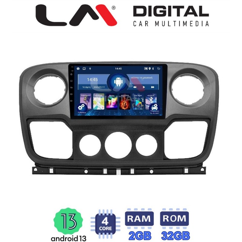 LM Digital - LM ZL4503 GPS Οθόνη OEM Multimedia Αυτοκινήτου για NISSAN NV400 2011 &gt; 2020
OPEL Movano 2011&gt; 2020
RENAULT Master III 2010 &gt; 2019 (BT/GPS/WIFI/GPRS)