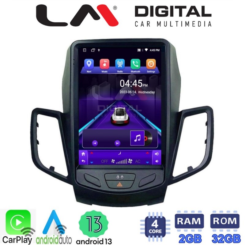 LM Digital - LM TN4152 GPS Οθόνη OEM Multimedia τυπου Tesla 9,7inch Ford Fiesta 2008 - 2017  (CarPlay/AndroidAuto/BT/GPS/WIFI/GPRS)