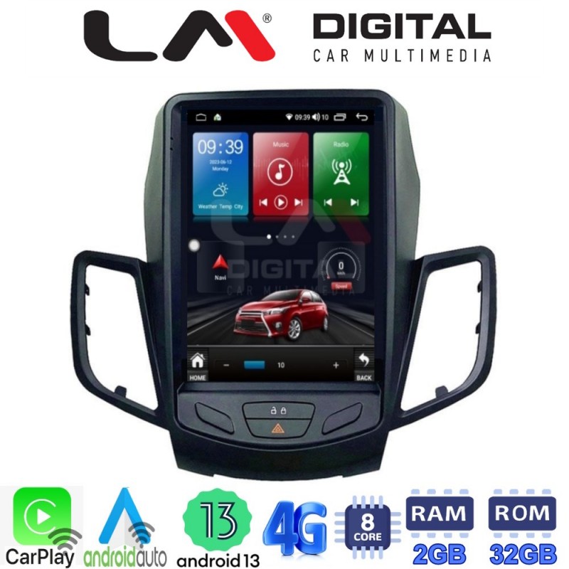 LM Digital - LM TR8152 GPS Οθόνη OEM Multimedia τυπου Tesla 9,7inch Ford Fiesta 2008 - 2017  (CarPlay/AndroidAuto/BT/GPS/WIFI/GPRS)