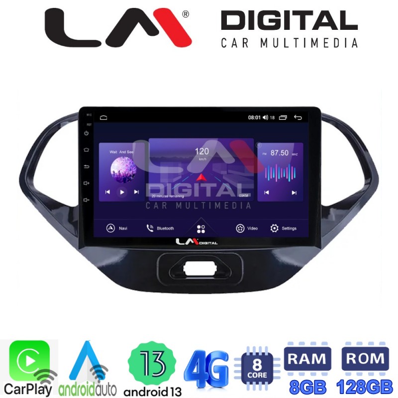 LM Digital - LM ZT8499 GPS Οθόνη OEM Multimedia Αυτοκινήτου για Ford KA 2016 &gt;  (CarPlay/AndroidAuto/BT/GPS/WIFI/GPRS)