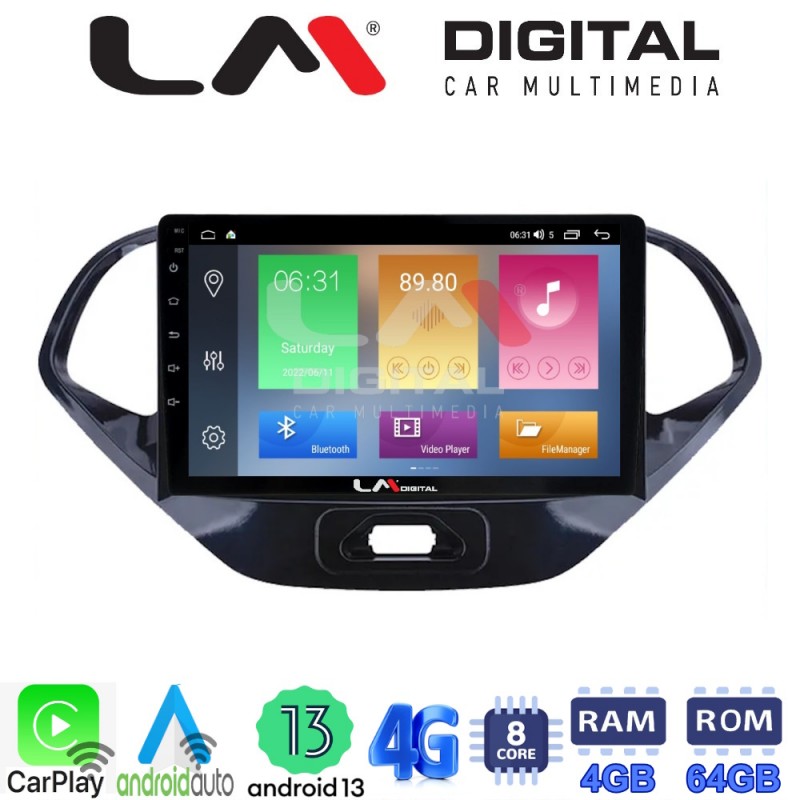 LM Digital - LM ZC8499 GPS Οθόνη OEM Multimedia Αυτοκινήτου για Ford KA 2016 &gt;  (CarPlay/AndroidAuto/BT/GPS/WIFI/GPRS)