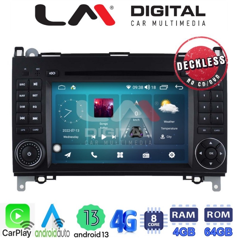 LM Digital - LM C8068 GPS Οθόνη OEM Multimedia Αυτοκινήτου για MERCEDES A (W169),B (W245) SPRINTER-VITO-VIANO (CarPlay/AndroidAuto/BT/GPS/WIFI/GPRS)