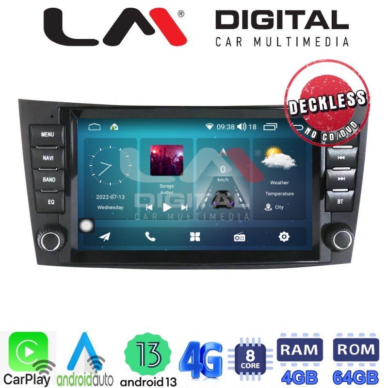 LM Digital - LM C8090 GPS Οθόνη OEM Multimedia Αυτοκινήτου για MERCEDES E (W211), CLS  2003&gt;2010 (CarPlay/AndroidAuto/BT/GPS/WIFI/GPRS)