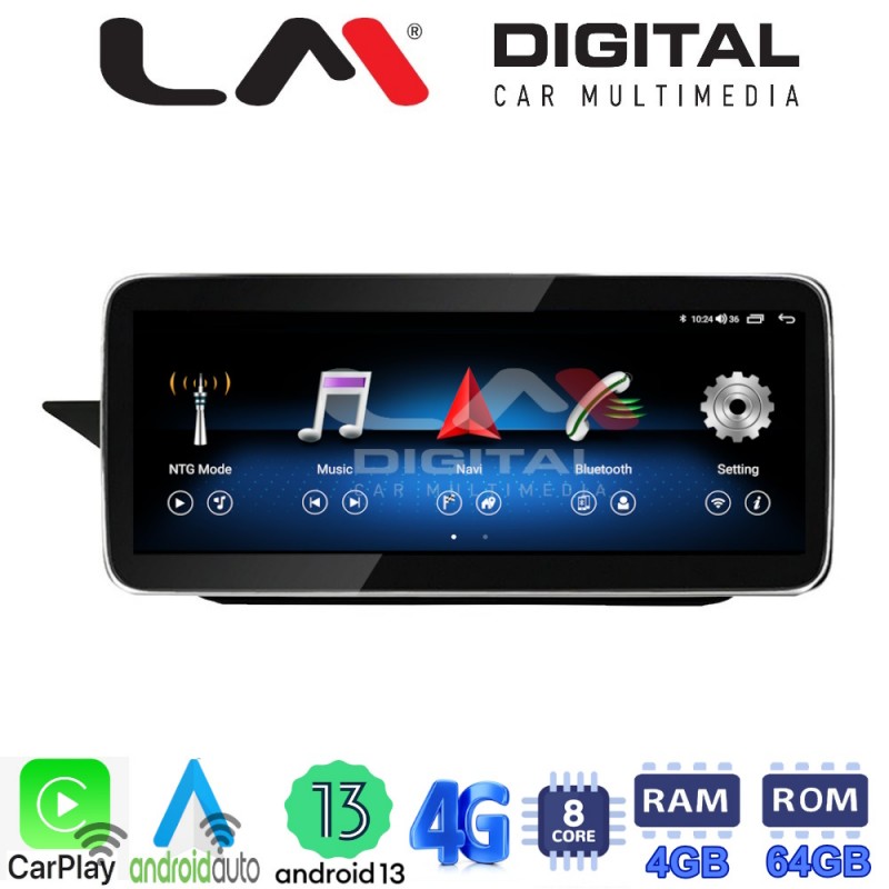 LM Digital - LM GH4 502 SQ Οθόνη OEM Multimedia Αυτοκινήτου για MERCEDES E (W212) 2009 &gt; 2012 (CarPlay/AndroidAuto/BT/GPS/WIFI/GPRS)