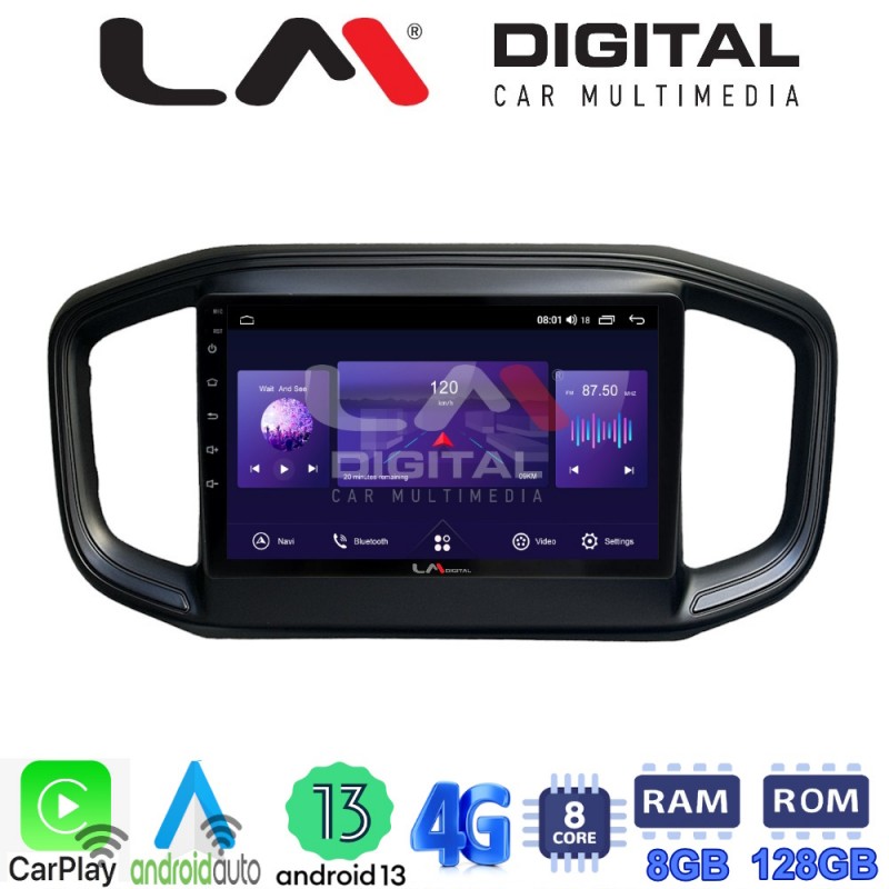 LM Digital - LM ZT8259 GPS Οθόνη OEM Multimedia Αυτοκινήτου για Fiat Strada 2021 &gt;Προσοχή! Δείτε την φίσα του εργοστασιακού μηχανήματος και ενημερώστε το τεχνικό τμήμα πριν την παραγγελία. (CarPlay/AndroidAuto/BT/GPS/WIFI/GPRS)