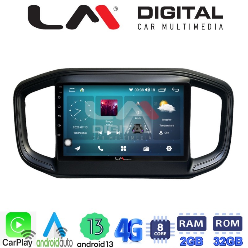 LM Digital - LM ZR8259 GPS Οθόνη OEM Multimedia Αυτοκινήτου για Fiat Strada 2021 &gt;Προσοχή! Δείτε την φίσα του εργοστασιακού μηχανήματος και ενημερώστε το τεχνικό τμήμα πριν την παραγγελία. (CarPlay/AndroidAuto/BT/GPS/WIFI/GPRS)