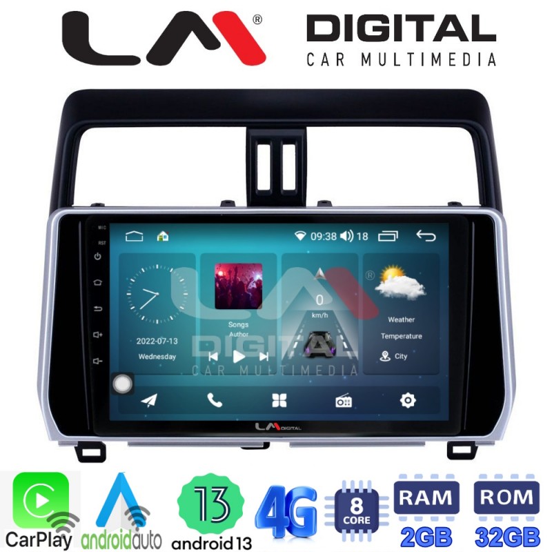 LM Digital - LM ZR8400 GPS Οθόνη OEM Multimedia Αυτοκινήτου για Toytota Land Cruiser 2019&gt; (CarPlay/AndroidAuto/BT/GPS/WIFI/GPRS)