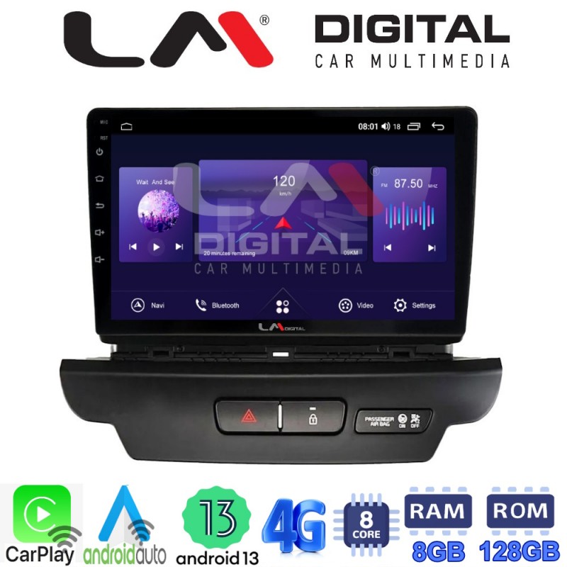 LM Digital - LM ZT8125 GPS Οθόνη OEM Multimedia Αυτοκινήτου για Kia CEED 2018 &gt; 2022 (CarPlay/AndroidAuto/BT/GPS/WIFI/GPRS)