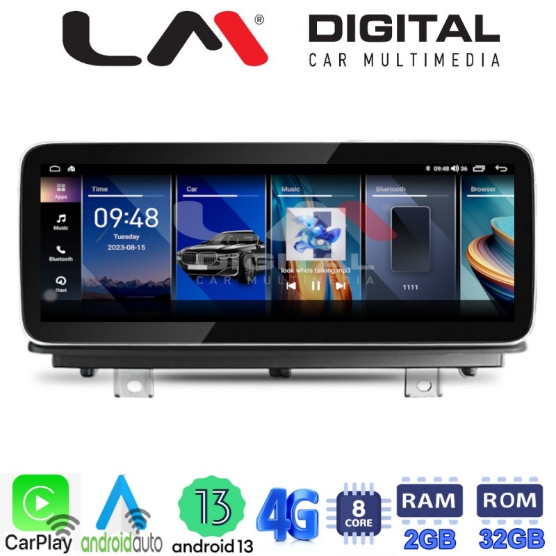 LM Digital - LM GH2 175 EVO Οθόνη OEM Multimedia Αυτοκινήτου για BMW σειρά 1 F20 F21 2018&gt;ΒΜW σειρά 2 F22 F87 2018&gt;  με σύστημα EVO (CarPlay/AndroidAuto/BT/GPS/WIFI/GPRS)