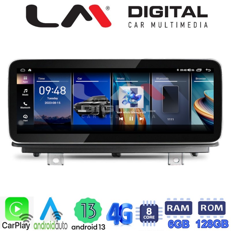 LM Digital - LM GH6 175 EVO Οθόνη OEM Multimedia Αυτοκινήτου για BMW σειρά 1 F20 F21 2018&gt;ΒΜW σειρά 2 F22 F87 2018&gt;  με σύστημα EVO (CarPlay/AndroidAuto/BT/GPS/WIFI/GPRS)