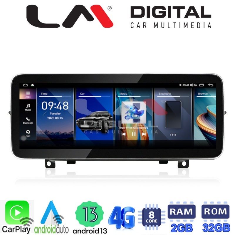 LM Digital - LM GH2 219 CIC Οθόνη OEM Multimedia Αυτοκινήτου για BMW X1 (E84) 2009 &gt; 2014 με σύστημα CIC (CarPlay/AndroidAuto/BT/GPS/WIFI/GPRS)