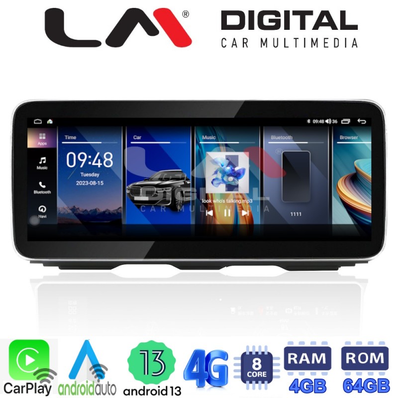 LM Digital - LM GH4 335 NBT Οθόνη OEM Multimedia Αυτοκινήτου για BMW Series 5 (F10 & F11) 2012&gt; με σύστημα NBT (CarPlay/AndroidAuto/BT/GPS/WIFI/GPRS)