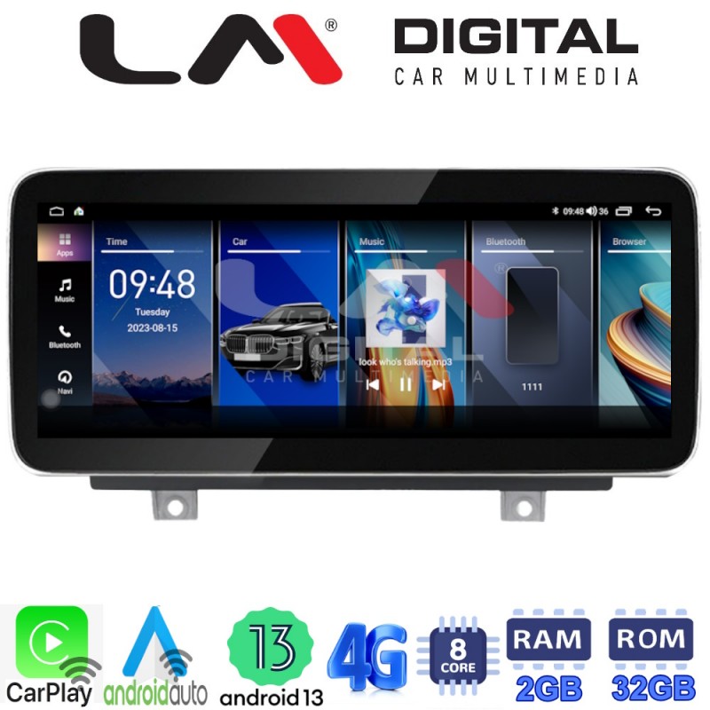 LM Digital - LM GH2 350 CIC Οθόνη OEM Multimedia Αυτοκινήτου για BMW SERIES 3 2010 &gt;(F30 F31,F34,F35,F80)BMW SERIES 4 2013 &gt;(F32,F33,F36,F83)με σύστημα CIC (CarPlay/AndroidAuto/BT/GPS/WIFI/GPRS)