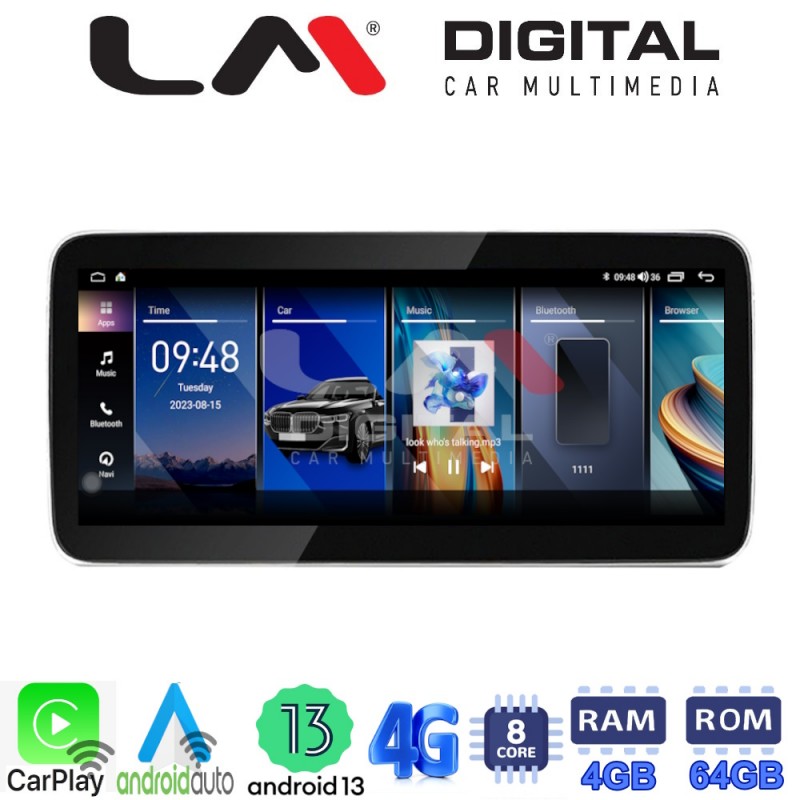 LM Digital - LM GH4 396 CCC Οθόνη OEM Multimedia Αυτοκινήτου για BMW SERIES 3/M3 (E90-E91-E92) 2008 &gt; 2012BMW SERIES 5/M5 (E60) 2005 &gt; 2010BMW SERIES 6 (E64) 2008 &gt; 2012με σύστημα CCC (CarPlay/AndroidAuto/BT/GPS/WIFI/GPRS)