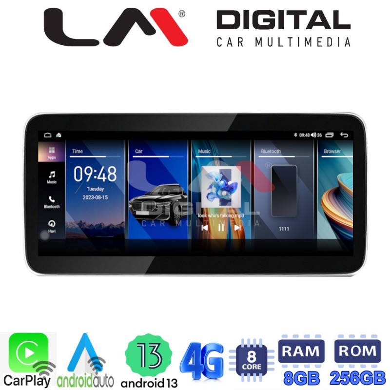 LM Digital - LM GH8 396 CCC Οθόνη OEM Multimedia Αυτοκινήτου για BMW SERIES 3/M3 (E90-E91-E92) 2008 &gt; 2012BMW SERIES 5/M5 (E60) 2005 &gt; 2010BMW SERIES 6 (E64) 2008 &gt; 2012με σύστημα CCC (CarPlay/AndroidAuto/BT/GPS/WIFI/GPRS)