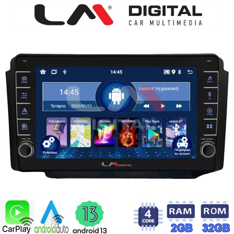 LM Digital - LM ZG4013 GPS Οθόνη OEM Multimedia Αυτοκινήτου για Ssangyong Rexton 2002&gt;2006 (CarPlay/AndroidAuto/BT/GPS/WIFI/GPRS)