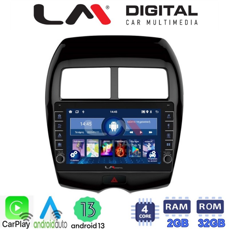 LM Digital - LM ZG4026 GPS Οθόνη OEM Multimedia Αυτοκινήτου για MITSUBISHI ASX 2008&gt; (CarPlay/AndroidAuto/BT/GPS/WIFI/GPRS)