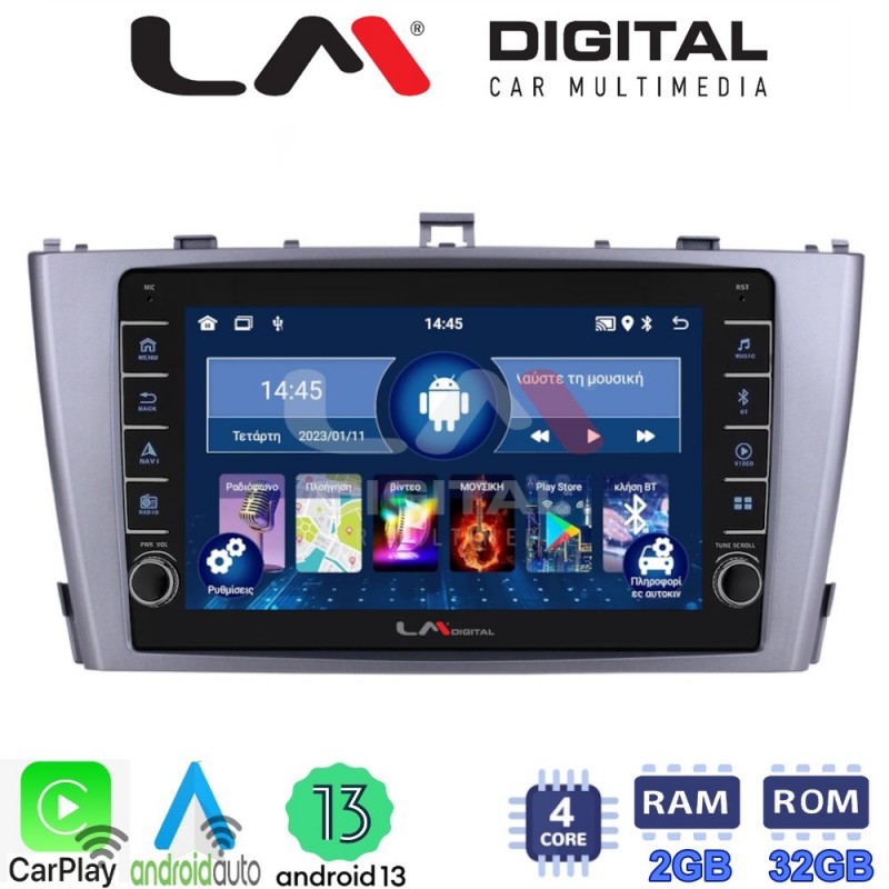 LM Digital - LM ZG4027 GPS Οθόνη OEM Multimedia Αυτοκινήτου για TOYOTA AVENSIS T27 2009 &gt; 2016  (CarPlay/AndroidAuto/BT/GPS/WIFI/GPRS)