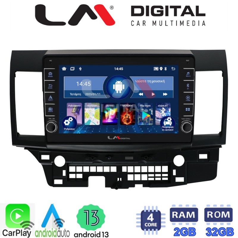 LM Digital - LM ZG4037 GPS Οθόνη OEM Multimedia Αυτοκινήτου για MITSUBISHI LANCER 2008&gt; (CarPlay/AndroidAuto/BT/GPS/WIFI/GPRS)