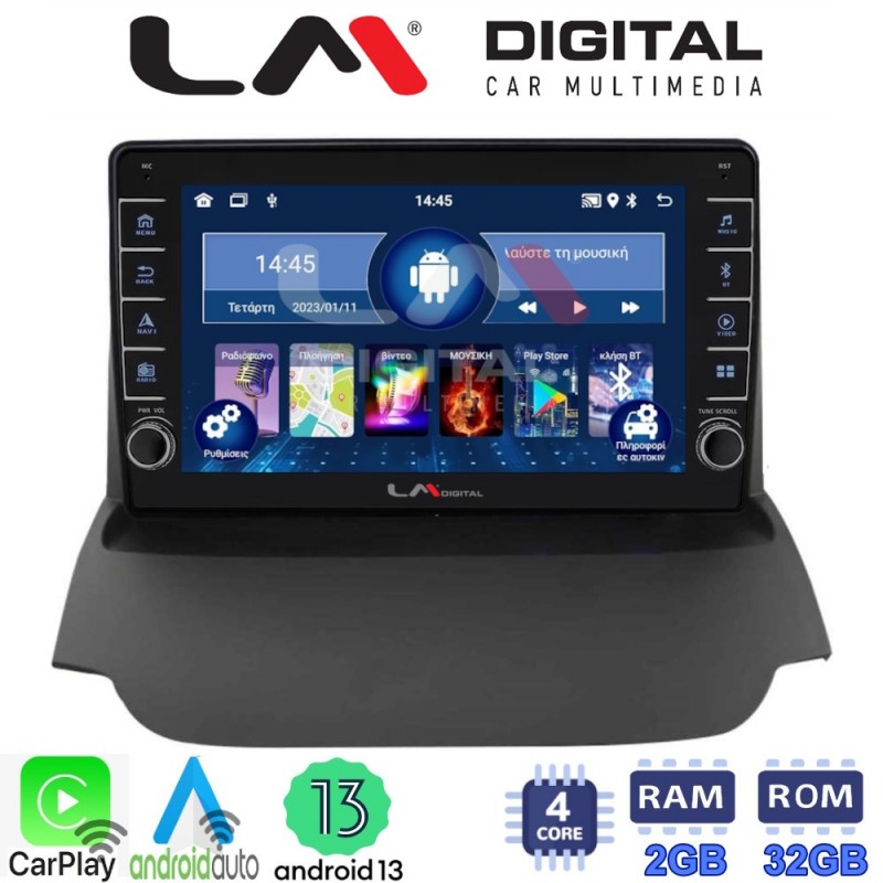 LM Digital - LM ZG4039 GPS Οθόνη OEM Multimedia Αυτοκινήτου για FORD ECOSPORT 2012&gt;2017  (CarPlay/AndroidAuto/BT/GPS/WIFI/GPRS)