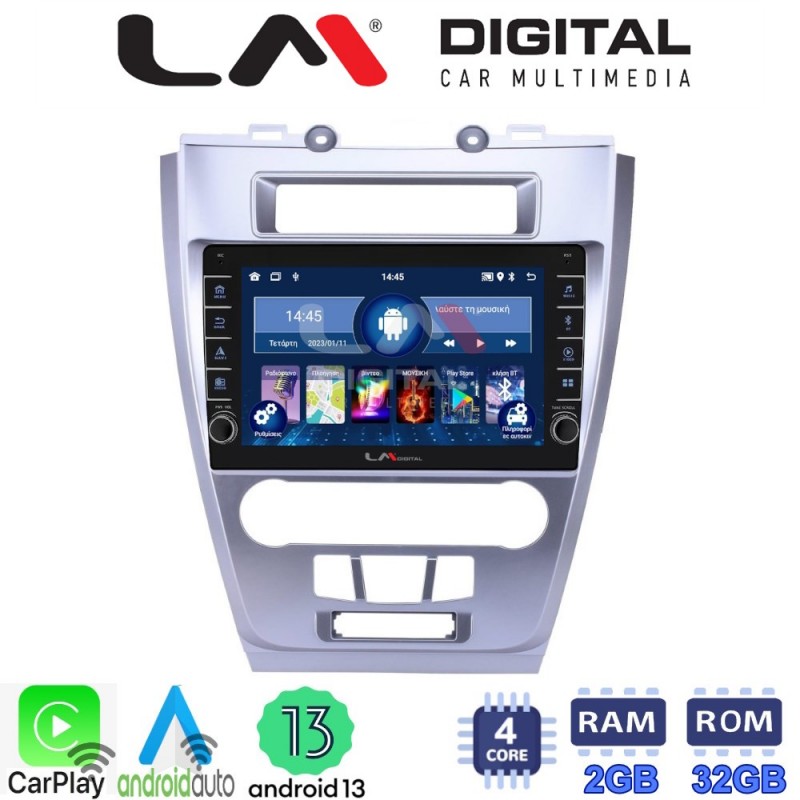 LM Digital - LM ZG4047 GPS Οθόνη OEM Multimedia Αυτοκινήτου για Ford Fusion 2012&gt;2017 (CarPlay/AndroidAuto/BT/GPS/WIFI/GPRS)