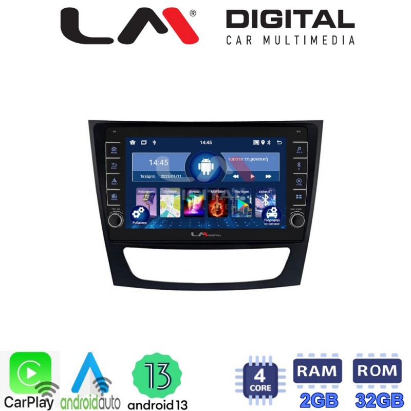 LM Digital - LM ZG4090 GPS Οθόνη OEM Multimedia Αυτοκινήτου για MERCEDES E class (W211)  (CarPlay/AndroidAuto/BT/GPS/WIFI/GPRS)