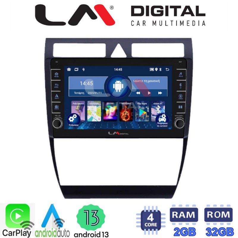 LM Digital - LM ZG4102 GPS Οθόνη OEM Multimedia Αυτοκινήτου για Audi A6 1998 &gt; 2004 (CarPlay/AndroidAuto/BT/GPS/WIFI/GPRS)