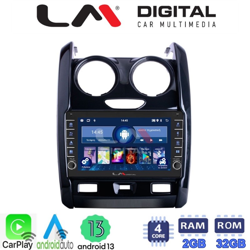 LM Digital - LM ZG4158 GPS Οθόνη OEM Multimedia Αυτοκινήτου για DACIA DUSTER 2013&gt;2019 (CarPlay/AndroidAuto/BT/GPS/WIFI/GPRS)