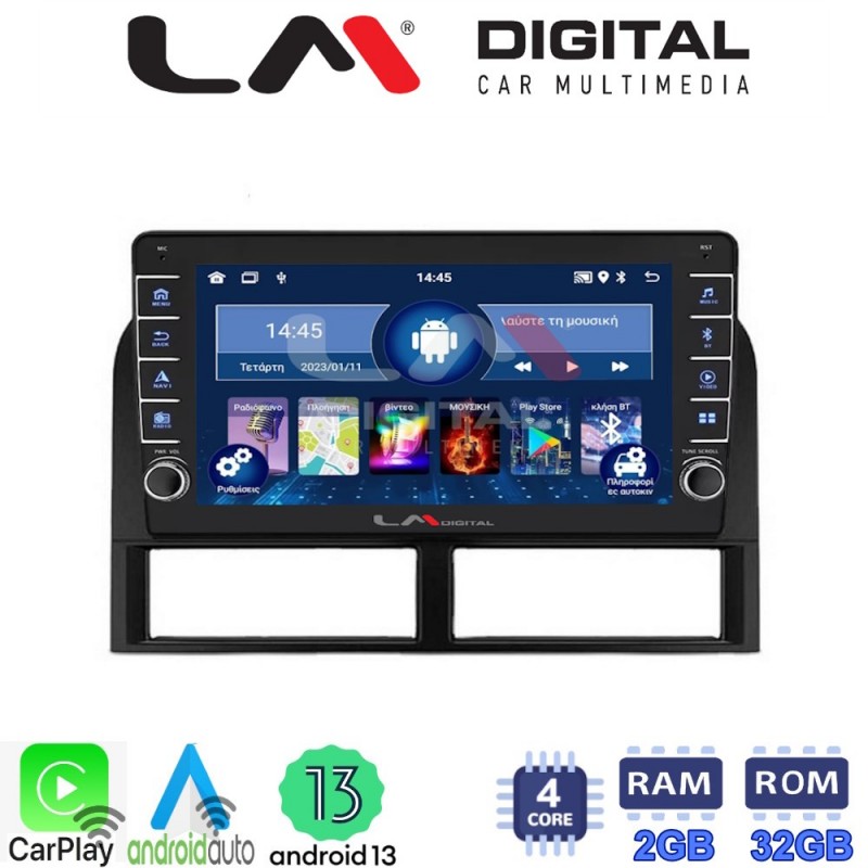 LM Digital - LM ZG4201 GPS Οθόνη OEM Multimedia Αυτοκινήτου για Jeep Gran Cherokee 1999 &gt; 2004 (CarPlay/AndroidAuto/BT/GPS/WIFI/GPRS)