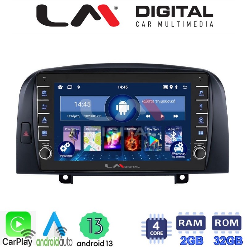 LM Digital - LM ZG4247 GPS Οθόνη OEM Multimedia Αυτοκινήτου για Hyundai Sonata 2006 &gt; 2009 (CarPlay/AndroidAuto/BT/GPS/WIFI/GPRS)