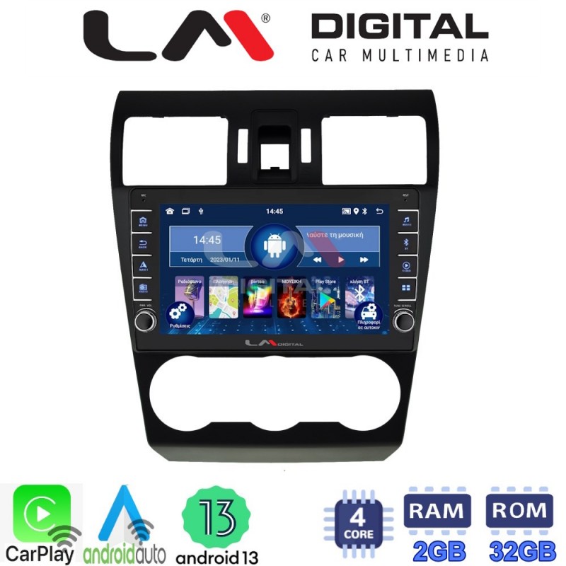 LM Digital - LM ZG4262 GPS Οθόνη OEM Multimedia Αυτοκινήτου για SUBARU IMPREZA-FORESTER 2013&gt; (CarPlay/AndroidAuto/BT/GPS/WIFI/GPRS)