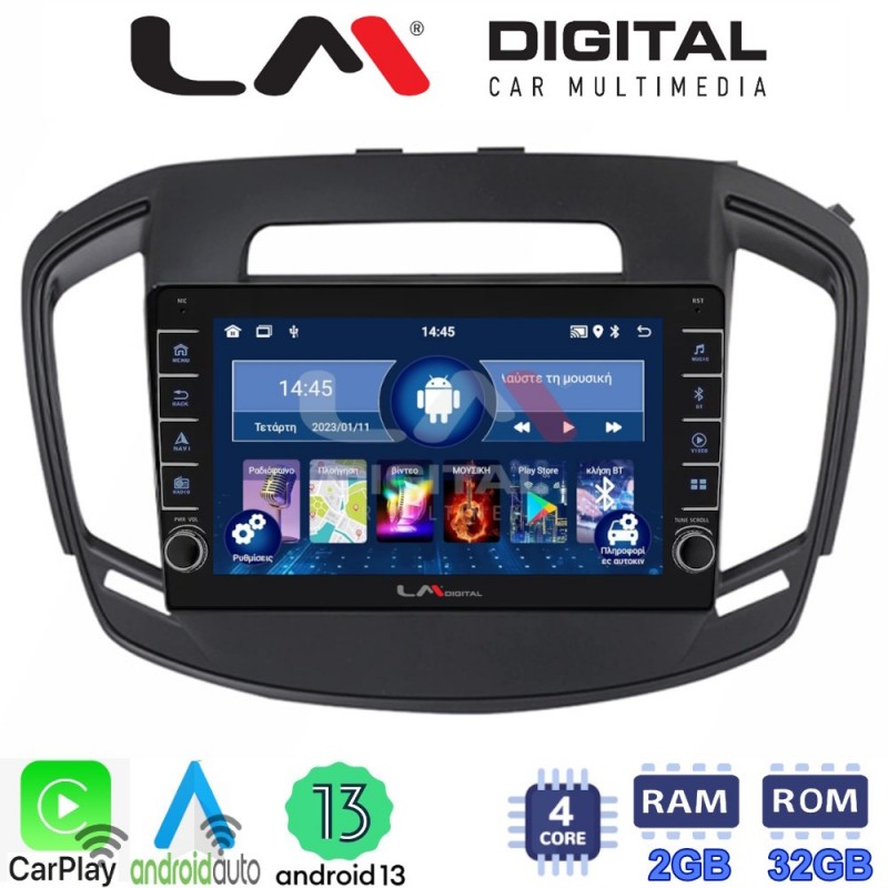 LM Digital - LM ZG4338 GPS Οθόνη OEM Multimedia Αυτοκινήτου για OPEL INSIGNIA  2014&gt; (CarPlay/AndroidAuto/BT/GPS/WIFI/GPRS)